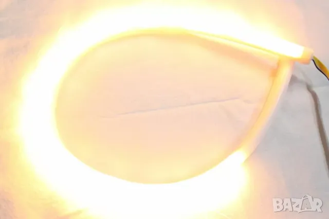 2 бр Гъвкави LED лайтбари 60 см за дневни светлини с бягащ мигач, снимка 7 - Аксесоари и консумативи - 50263572