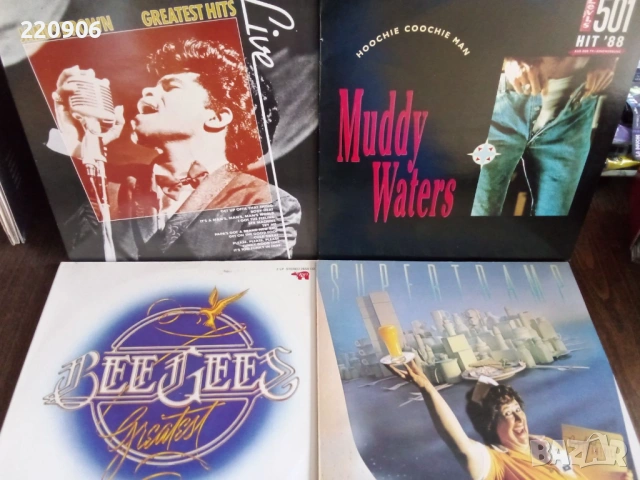 Плочи James Brown, Muddy Waters, Bee Gees 2LP, Supertramp ЛК