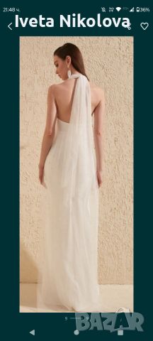 Сватбена рокля с перли, снимка 7 - Рокли - 45135955