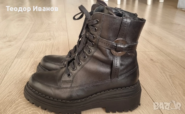 Дамски кубинки от естествена кожа