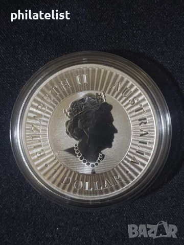 Австралия 2021 - 1 долар - Кенгуру - 1 OZ – Сребърна монета, снимка 4 - Нумизматика и бонистика - 45946882
