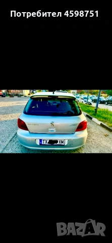 Peugeot 307 1.6 клима, снимка 4 - Автомобили и джипове - 54240417