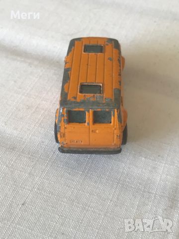 Колекционерска количка 1979 Matchbox Superfast Lesney – Orange Chevy Van, произведена в Англия, снимка 3 - Колекции - 46521402