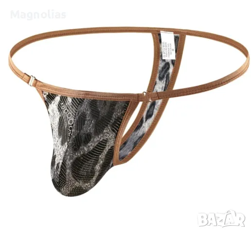 Мъжка Прашка Snakeskin G String, снимка 7 - Бельо - 35106511