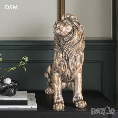 Нова Статуетка Лъв - 2 Варианта - Фигура за Декорация -31см, снимка 9 - Декорация за дома - 53334152