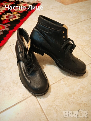 Чисто Нови Супер Качествени Български Мъжки Обувки Боти Естествена Кожа , снимка 1