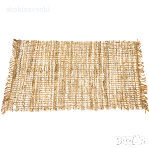 Килим тип черга с ресни, естествен цвят, 3 размера, снимка 13 - Килими - 51235816