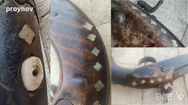 Два пистолета европейски 19-ти Век., снимка 6 - Антикварни и старинни предмети - 52273211