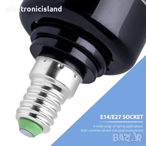 Силна Лед крушка E14 110-220V, 20W, 189 диода SMD 5736 led bulb, топло-бяла светлина, снимка 5 - Крушки - 48005422