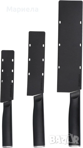 KitchenAid Комплект японски ножове от високовъглеродна японска стомана, снимка 3 - Прибори за хранене, готвене и сервиране - 53030521