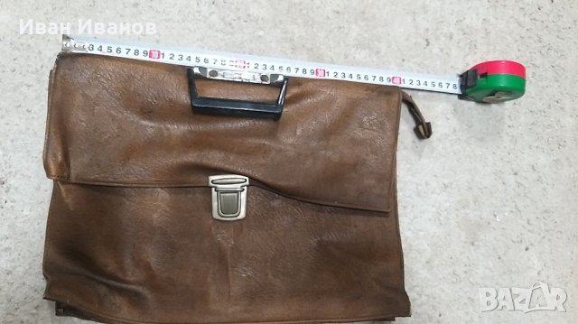 Ретро кожена чанта от СОЦА, снимка 2 - Антикварни и старинни предмети - 45829104