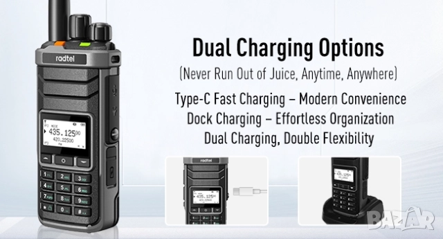 Radtel RT-860 радиостанция с пълен обхват (Full-Band RX) и SSB модулация, снимка 8 - Друга електроника - 52695529