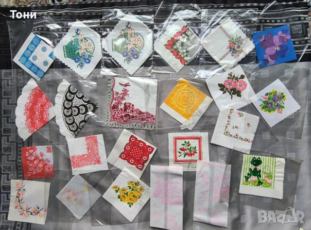 Колекция салфетки 290 броя от 70  години , снимка 16 - Колекции - 50178698