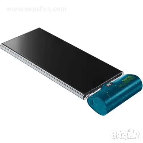 Външна батерия Plugger 5000 mah синя, Синя, снимка 4 - Външни батерии - 49397862