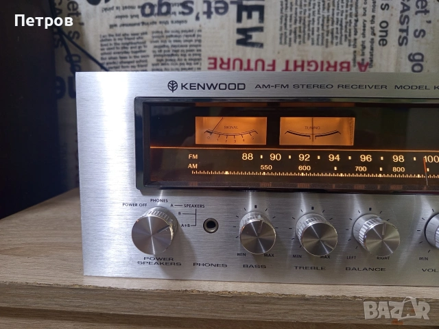 Усилвател"Kenwood" KR-4070, снимка 5 - Ресийвъри, усилватели, смесителни пултове - 53653287