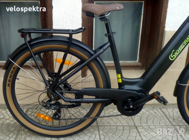 Електрически САКСЕНРАД ! ! 27.5 цола капли! Германия! Като НОВ!, снимка 16 - Велосипеди - 54103468