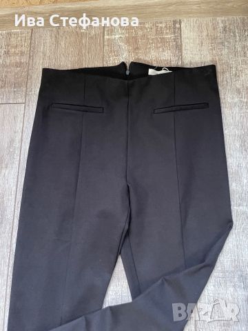 Черен ХЛ размер нов елегантен висока талия официален еластичен панталон Reserved , снимка 5 - Панталони - 45572676