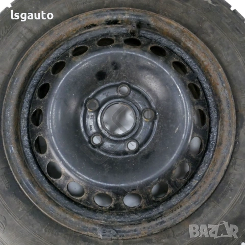 Стоманени джанти 5x112 с гуми R15 Volkswagen Touran I 2003-2010 ID: 157226, снимка 5 - Гуми и джанти - 53176300