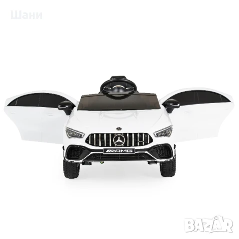Акумулаторна кола Mercedes-AMG CLA 45 бял, снимка 3 - Детски велосипеди, триколки и коли - 50924008