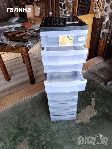 Контейнер за съхранение - 10 чекмеджета - PVC, снимка 8 - Други стоки за дома - 53452058