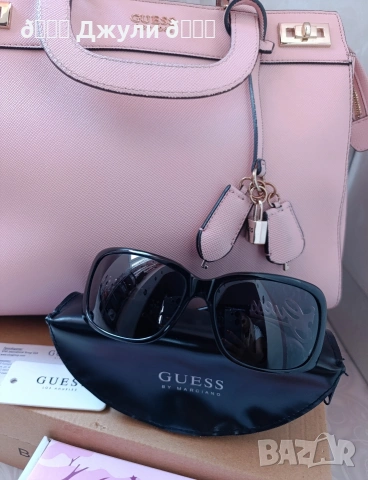 Ефектни слънчеви очила Guess с камъни, снимка 7 - Слънчеви и диоптрични очила - 53977249
