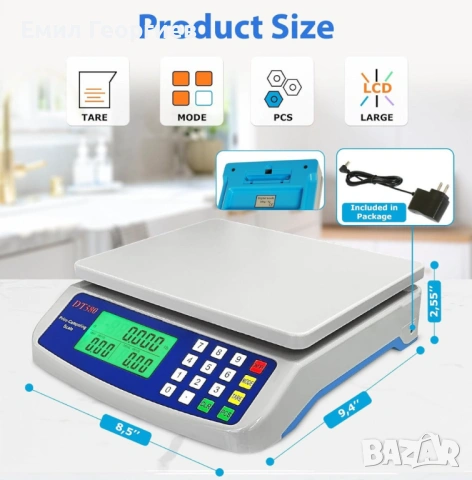 Мини електрическа везна 30 кг DT-580, снимка 2 - Други стоки за дома - 53165566