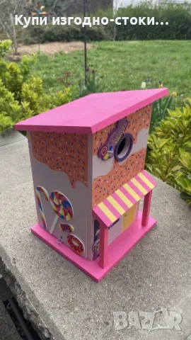 Къща за птици - Candy Shop, снимка 2 - Други стоки за дома - 49873944