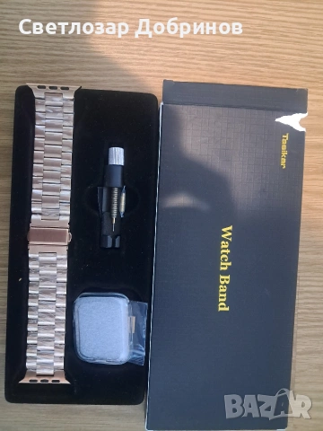 стоманени каишки за смарт часовник , снимка 3 - Антикварни и старинни предмети - 54224306