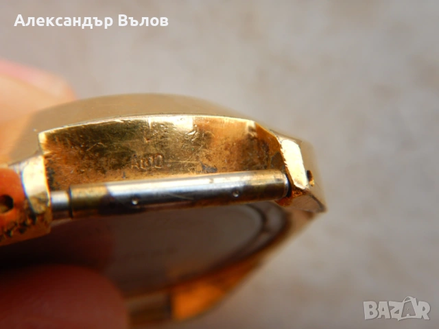 Стар Позлатен Часовник Заря Дамски 10 микрона, снимка 3 - Антикварни и старинни предмети - 53185068