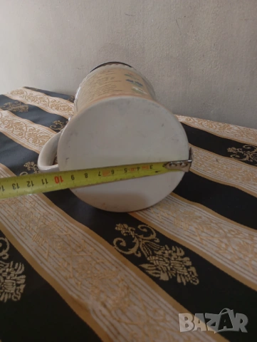 Стара халба за бира с капак, снимка 4 - Други ценни предмети - 53752874