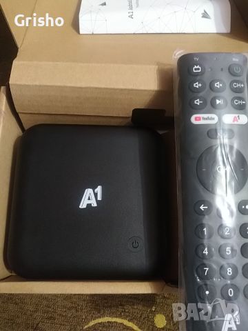 Нов Zte A1 android tv 12,256Gb 5Ghz wifi box A1, , снимка 1 - Приемници и антени - 46295424