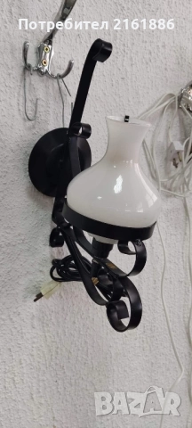 Аплик от ковано желязо , снимка 2 - Лампи за стена - 51679800