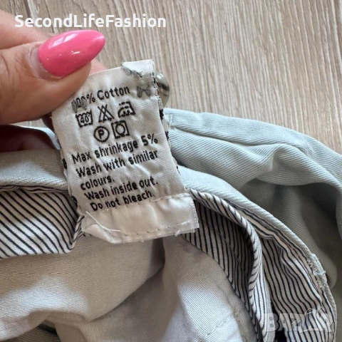 Мъжки сиво къси панталони Samsoe Samsoe размер 32 памук, снимка 8 - Къси панталони - 53244667