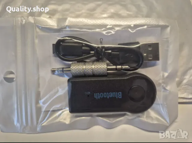 Aux Автомобилен Bluetooth 5.0, снимка 7 - Други - 49281150