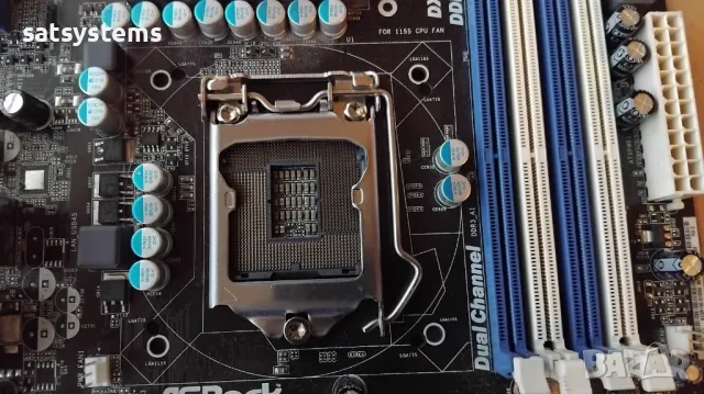 Дънна платка ASRock H61DE/SI Socket LGA1155, снимка 7 - Дънни платки - 48870989