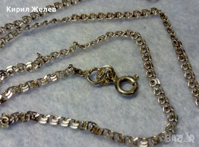 ФИН СРЕБЪРЕН ЛАНЕЦ СРЕБРО 925 КРАСИВА РЕТРО ПЛЕТКА Тип МЕЧА СТЪПКА РЪЧНА ИЗРАБОТКА 50230, снимка 5 - Колиета, медальони, синджири - 50531346