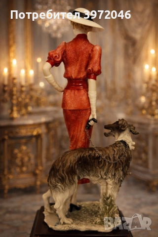 Статуетка от Джузепе Армани /1997/ Флоренция , снимка 8 - Антикварни и старинни предмети - 49571222