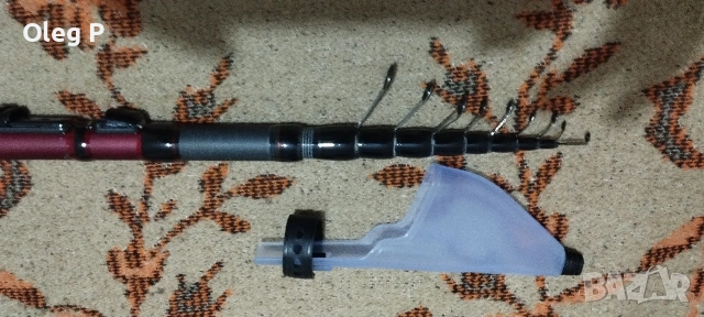 shimano телескоп с водачи 5 м.,но е 4,7м , снимка 4 - Въдици - 53277376