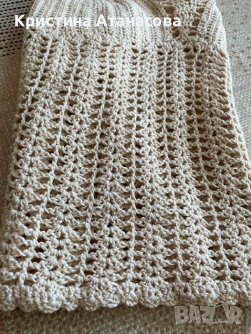 Уникален ръчно плетен топ, снимка 8 - Корсети, бюстиета, топове - 52418298