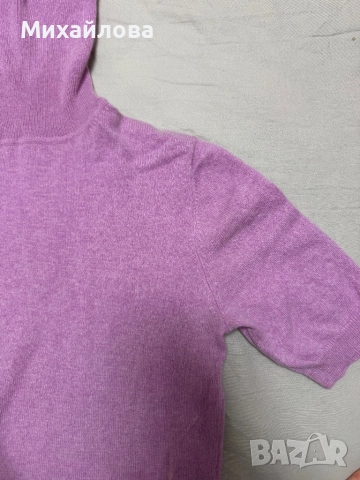 Кашмирен пуловер 100% кашмир, снимка 2 - Блузи с дълъг ръкав и пуловери - 52902180