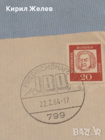 Два стари пощенски пликове с марки и печати Германия за КОЛЕКЦИЯ ДЕКОРАЦИЯ 26590, снимка 4 - Филателия - 46263004