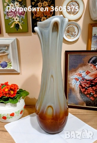 Голяма,масивна ,българска ваза , снимка 5 - Вази - 53806857