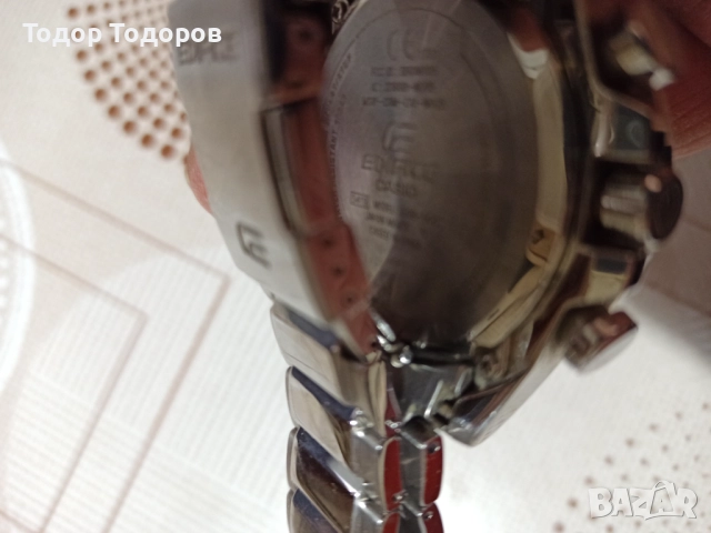 Соларен часовник casio edifice  EQB-500, снимка 3 - Друга електроника - 52881335