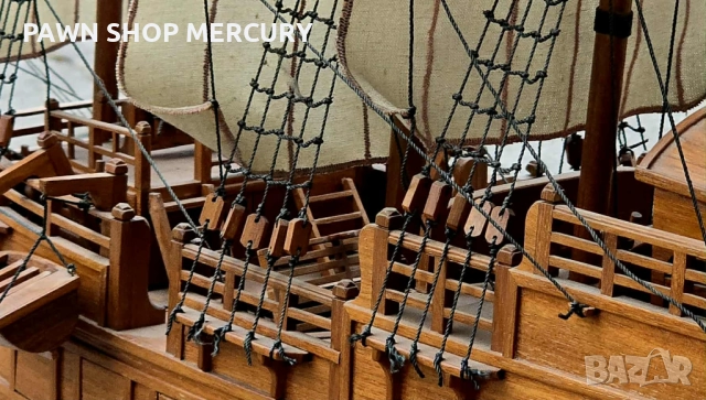 Продавам ръчна изработка старинен кораб уникат, снимка 5 - Антикварни и старинни предмети - 52012065