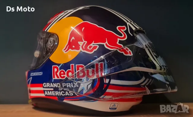HJC RPHA 1 Red Bull Austin FIM, снимка 2 - Аксесоари и консумативи - 50337233