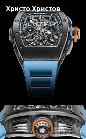 Мъжки луксозен часовник Richard Mille RM 11 -05 Automatic Winding Flyback Chronograph Gmt  Limited , снимка 1 - Мъжки - 46932854