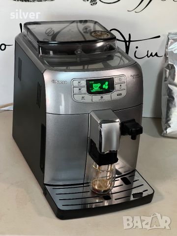Кафемашина кафе автомат Saeco intelia с гаранция, снимка 3 - Кафемашини - 45293962