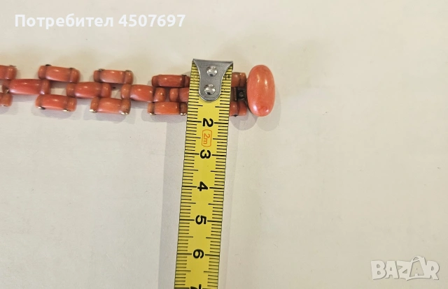 Коралова гривна, 14к златна., снимка 9 - Гривни - 53877244