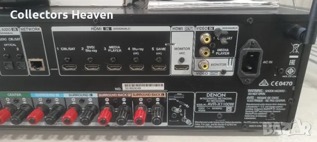 Мрежови ресийвър Denon AVR X1100W, снимка 7 - Ресийвъри, усилватели, смесителни пултове - 49434037