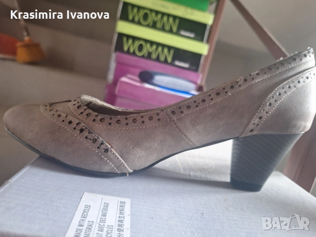 нови обувки Мегияс набук , снимка 5 - Дамски ежедневни обувки - 54160792